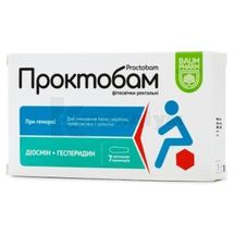 Проктобам супозиторії ректальні, тм baum pharm, № 7; ООО "ДКП "Фармацевтическая фабрика"