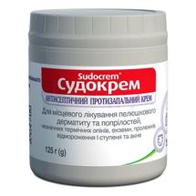 Судокрем крем для зовнішнього застосування, баночка поліпропіленова, 125 г, з контролем розкриття, з контролем розкриття, № 1; Тева Україна