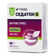 Седатон антистрес капсули, тм baum pharm, тм baum pharm, № 30; Фортекс Нутрасютикалс