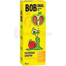 ЦУКЕРКИ НАТУРАЛЬНІ BOB SNAIL (РАВЛИК БОБ) 30 г, яблуко-банан, яблуко-банан, № 1; Еко Снек