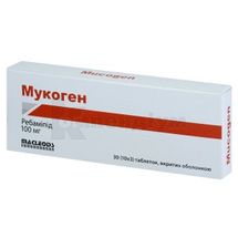 Мукоген таблетки, вкриті оболонкою, 100 мг, стрип, № 30; Маклеодс Фармасьютикалс