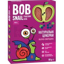 ЦУКЕРКИ НАТУРАЛЬНІ BOB SNAIL (РАВЛИК БОБ) 60 г, яблуко-чорна смородина, яблуко-чорна смородина, № 1; Еко Снек