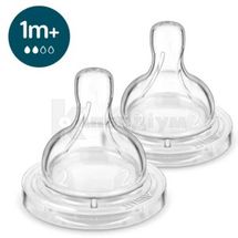 СОСКА СИЛІКОНОВА тм "PHILIPS AVENT" scy762/02 anti-colic, повільний потік, повільний потік, № 2; Філіпс Електронікс ЮК Лімітед