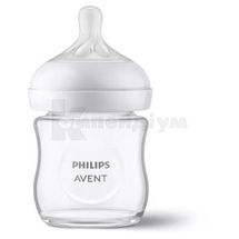 ПЛЯШЕЧКА ДЛЯ ГОДУВАННЯ "NATURAL" тм "PHILIPS AVENT" scf930/01, скло, 120 мл, № 1; Philips Consumer Lifestyle