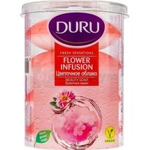 МИЛО ТУАЛЕТНЕ тм DURU FRESH SENSATIONS 100 г, квіткова хмара, № 4; Evyap Sabun