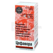 Цефавора краплі оральні, флакон, 100 мл, № 1; Цефак