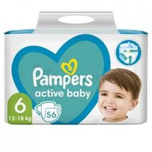 ПОДГУЗНИКИ ДЕТСКИЕ PAMPERS ACTIVE BABY extra large, № 56; Проктер энд Гэмбл Украина