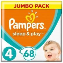 ПОДГУЗНИКИ ДЕТСКИЕ PAMPERS SLEEP & PLAY maxi (7-14 кг), № 68; Procter and Gamble Operations Polska