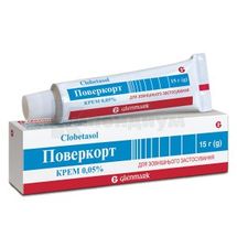 Поверкорт крем, 0,05 %, туба, 15 г, № 1; Glenmark