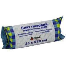 БИНТ ГИПСОВЫЙ торговой марки IGAR 15 см х 270 см, № 1; Игар