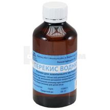 Перекись водорода 3% раствор для наружного применения, 3 %, флакон полимерный, 100 мл, № 1; Украинская фармацевтическая компания