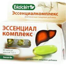 ЭССЕНЦИАЛКОМПЛЕКС капсулы, 0,5 г, № 60; Экосвит Ойл