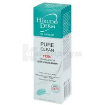 ГЕЛЬ ДЛЯ УМЫВАНИЯ ПЕНЯЩИЙСЯ PURE CLEAN серии HIRUDO DERM OIL PROBLEM 180 мл; МНПО Биокон