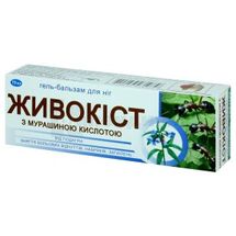 ГЕЛЬ-БАЛЬЗАМ КОСМЕТИЧЕСКИЙ ДЛЯ НОГ "ЖИВОКОСТ" С МУРАВЬИНОЙ КИСЛОТОЙ 75 мл; Флора-Фарм