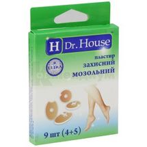 ПЛАСТЫРЬ ЗАЩИТНЫЙ МОЗОЛЬНЫЙ ULTRA "H Dr. House" № 9; SHIFFA PLASTER