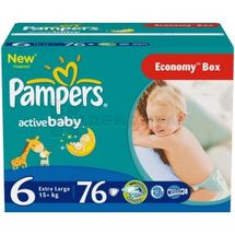 ПОДГУЗНИКИ ДЕТСКИЕ PAMPERS ACTIVE BABY extra large, № 76; Проктер энд Гэмбл Украина