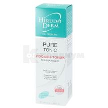 ЛОСЬОН-ТОНИК ОЧИЩАЮЩИЙ PURE TONIC серии HIRUDO DERM OIL PROBLEM 180 мл, для жирной и комбин. кожи; МНПО Биокон