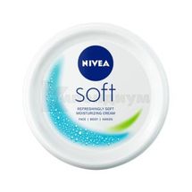 ИНТЕНСИВНЫЙ УВЛАЖНЯЮЩИЙ КРЕМ "NIVEA SOFT" ДЛЯ ЛИЦА, РУК И ТЕЛА 200 мл; Beiersdorf 