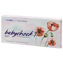 ТЕСТ ДЛЯ ОПРЕДЕЛЕНИЯ БЕРЕМЕННОСТИ BABYCHECK-1 полоска, № 1; Vedalab