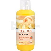 ПЕНА ДЛЯ ВАНН "BANANA & MANGO MUSS" серии "FRESH JUICE" 1 л; Эльфа ФФ