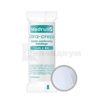 БИНТ МЕДИЦИНСКИЙ ЭЛАСТИЧНО ФИКСИРУЮЩИЙ MEDRULL ULTRA-CREPP 4 м х 10 см, № 1; Forans Eesti