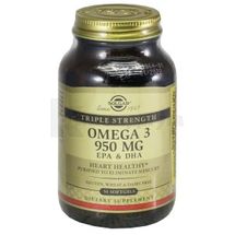 ТРОЙНАЯ ОМЕГА-3 950 мг ЭПК и ДГК капсулы, 950 мг, № 50; Solgar Vitamin and Herb