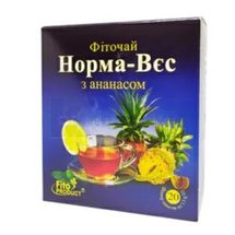 ФИТОЧАЙ №3 "НОРМА-ВЕС С АНАНАСОМ" фильтр-пакет, 1.5 г, № 20; Фитопродукт Научно-Производственная Лаборатория