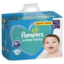 ПОДГУЗНИКИ ДЕТСКИЕ PAMPERS ACTIVE BABY-DRY maxi (7-14 кг), № 70; undefined