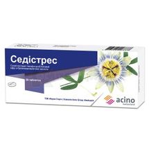 Седистресс таблетки, блистер, в пачке, в пачке, № 30; Acino