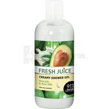 ГЕЛЬ ДЛЯ ДУША "FRESH JUICE" крем-гель, 500 мл, avocado & rice milk, avocado & rice milk; Эльфа ФФ