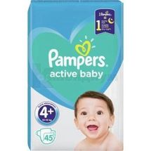 ПОДГУЗНИКИ ДЕТСКИЕ PAMPERS ACTIVE BABY maxi plus, № 45; Проктер энд Гэмбл Украина