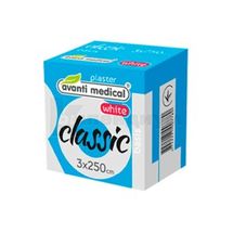 ПЛАСТЫРЬ МЕДИЦИНСКИЙ В РУЛОНАХ AVANTI MEDICAL® "CLASSIC"  НА ТКАНЕВОЙ ОСНОВЕ, БЕЛОГО ЦВЕТА 3 см х 250 см, № 1; SIA Forans