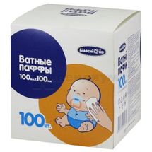 ВАТНЫЕ ПАФФЫ 100 мм х 100 мм, № 100; Укрмедтекстиль