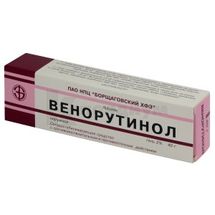 Венорутинол гель, 2 %, туба, 40 г, № 1; ПАО НПЦ "Борщаговский ХФЗ"