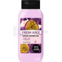 ГЕЛЬ ДЛЯ ДУША "FRESH JUICE" крем-гель, 400 мл, passion fruit & magnolia, passion fruit & magnolia; Эльфа ФФ