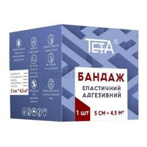 БАНДАЖ ЭЛАСТИЧНЫЙ АДГЕЗИВНЫЙ TETA® 5 см х 4,5 м, № 1; Zhejiang Bangli Medical Products Co., Ltd.