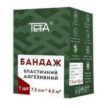 БАНДАЖ ЭЛАСТИЧНЫЙ АДГЕЗИВНЫЙ TETA® 7,5 см х 4,5 м, № 1; Zhejiang Bangli Medical Products Co., Ltd.