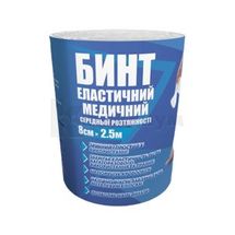 БИНТ ЭЛАСТИЧНЫЙ TETA® СРЕДНЕЙ РАСТЯЖИМОСТИ 8 см х 2,5 м, № 1; undefined