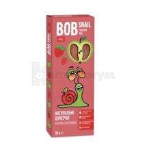 КОНФЕТЫ НАТУРАЛЬНЫЕ BOB SNAIL (УЛИТКА БОБ) 30 г, яблочно-клубничные, яблочно-клубничные, № 1; Эко Снек