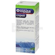 ФИОРДА СПРЕЙ 30 мл, № 1; Phytopharm Klenka