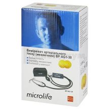 ИЗМЕРИТЕЛЬ АРТЕРИАЛЬНОГО ДАВЛЕНИЯ MICROLIFE МЕХАНИЧЕСКИЙ bp ag1-30, № 1; undefined