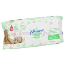 JOHNSON'S® ДЕТСКИЕ ВЛАЖНЫЕ САЛФЕТКИ "ТРОЙНАЯ ЗАЩИТА" № 48; Johnson & Johnson