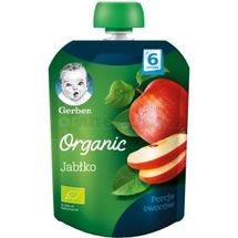 ПЮРЕ GERBER ORGANIC "ЯБЛОКО" пауч упаковка, 90 г, № 1; Нестле Украина