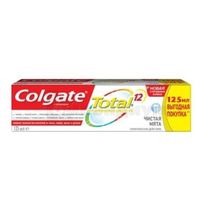 ЗУБНАЯ ПАСТА COLGATE TOTAL 12 ЧИСТАЯ МЯТА 125 мл; undefined