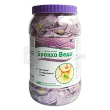 БРОНХО ВЕДА ТРАВЯНЫЕ ЛЕДЕНЦЫ СО ВКУСОМ ЧЕРНОЙ СМОРОДИНЫ леденцы, банка, № 300; Конарк Интелмед