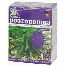 Расторопши плоды пачка, 100 г, № 1; Ключи Здоровья