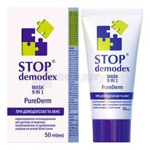 STOP DEMODEX (СТОП ДЕМОДЕКС) МАСКА 9 В 1 PureDerm маска, 50 мл; Фитобиотехнологии