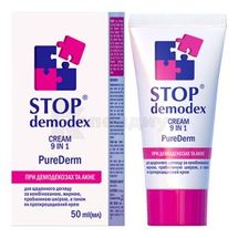 STOP DEMODEX (СТОП ДЕМОДЕКС) КРЕМ 9 В 1 PureDerm крем, 50 мл; Фитобиотехнологии