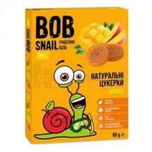 КОНФЕТЫ НАТУРАЛЬНЫЕ BOB SNAIL (УЛИТКА БОБ) 60 г, манго, манго, № 1; Эко Снек