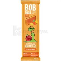 МАРМЕЛАД НАТУРАЛЬНЫЙ BOB SNAIL (УЛИТКА БОБ) 38 г, груша-апельсин, № 1; Эко Снек